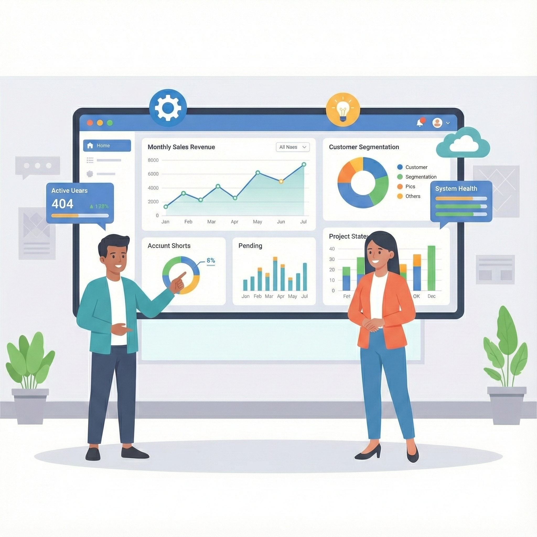 Dashboard de negocios y analíticas